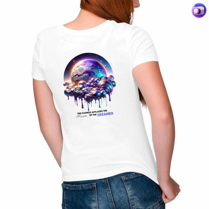 The Cosmos Applauds The Audacity Of The Dreamer V-Neck Shirt