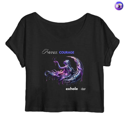 Inhale Courage Exhale Fear Crop Top