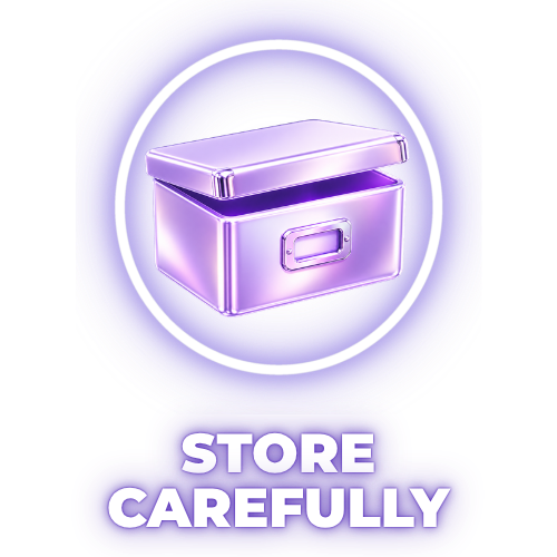 store carefully icon
